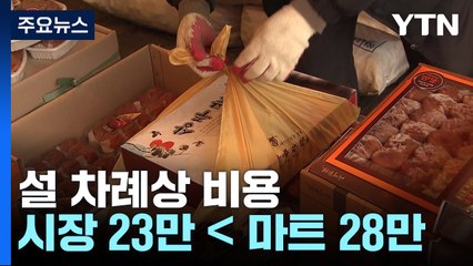 설 차례상 비용 전통시장 23만원
