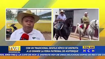 ¡Con un sin igual desfile hípico celebran la feria de reyes en Ajuterique, Comayagua!