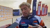 Kevin Benavides quedó segundo tras la etapa 8 en el Dakar