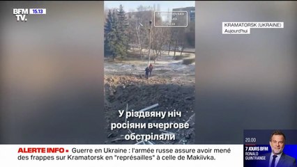 L'armée russe affirme avoir mené des frappes "de représailles" à Kramatorsk, en réponse au bombardement ukrainien de Makiivka