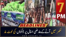 ARY News Headlines | 7 PM | 8th January 2023