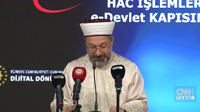 Son dakika... Diyanet İşleri Başkanı Erbaş, hac kontenjanını açıkladı