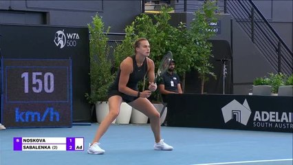 Adélaïde - Sabalenka en toute logique