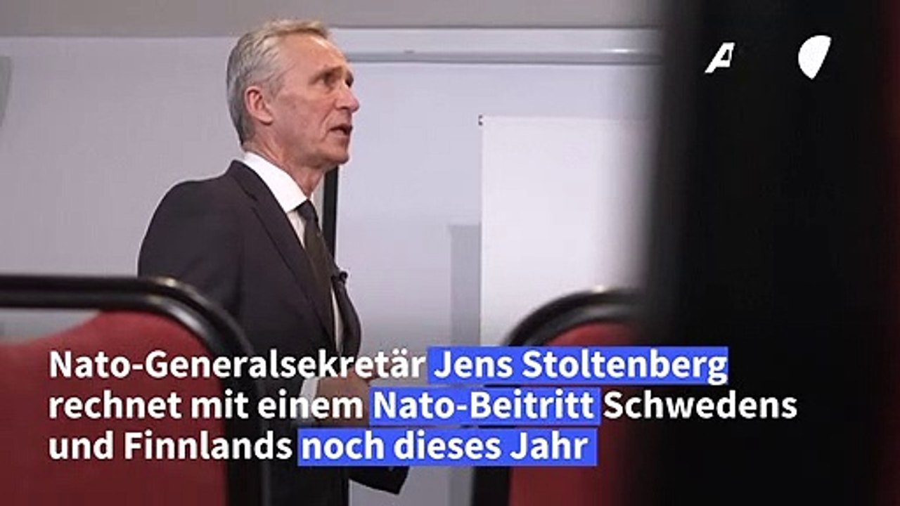 Stoltenberg erwartet Nato-Beitritt Finnlands und Schwedens schon 2023