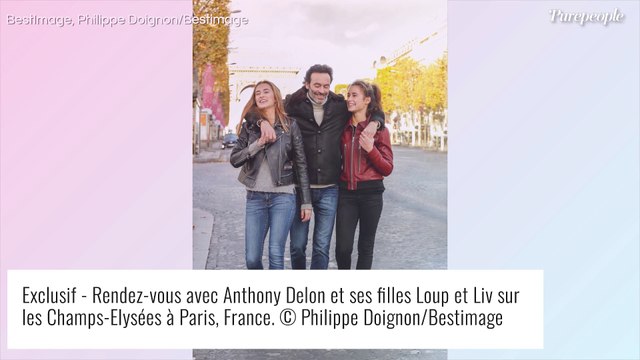 Anthony Delon : Ses filles Lou, Liv et Alyson sont sublimes, des beautés très très discrètes... rares photos