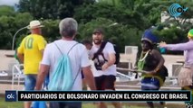 Partidiarios de Bolsonaro invaden el Congreso de Brasil