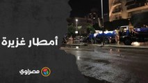 برق ورعد وأمطار غزيرة تضرب شوارع القاهرة والجيزة