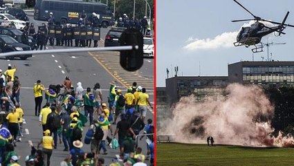 Seçim yenilgisini hazmedemeyen vatandaşlar kongre binasını bastı, ülke karıştı! Orduya müdahale çağrısı