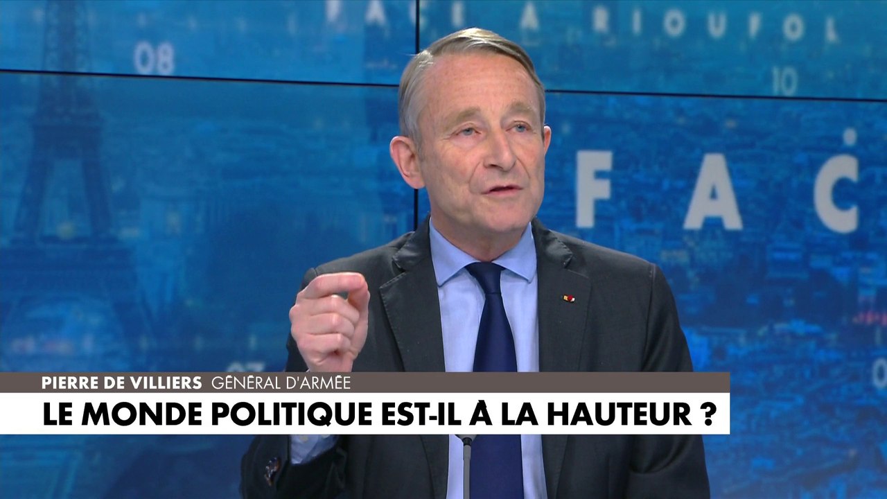 Pierre de Villiers : «Il y a un long processus de délitement de notre pays»