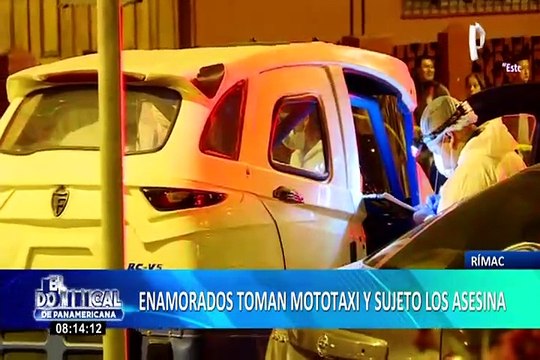Rímac: asesinan de varios disparos a pareja que iba a bordo de una mototaxi