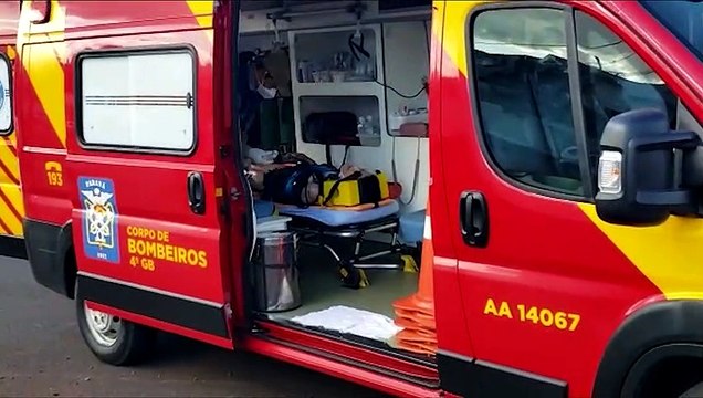 Duas mulheres ficam feridas em acidente na Rua Olindo Periolo