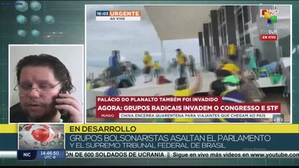 En Brasilia el fascismo asalta las sedes de los tres poderes del Estado