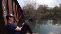Pesca, Recorrida y Naturaleza, Explorando Nuevo Lugar para Pescar, Puente Negro, Vías del Tren