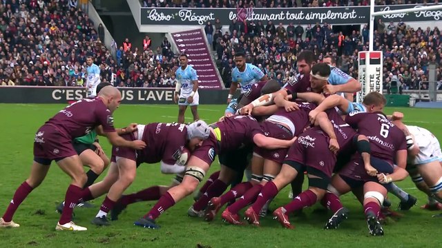 TOP 14 - Essai de Santiago CORDERO (UBB) - Union Bordeaux-Bègles - Aviron Bayonnais - Saison 2022:2023