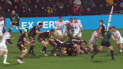 TOP 14 - Essai de Romain SAZY (SR) - Stade Rochelais - Stade Toulousain - Saison 2022:2023