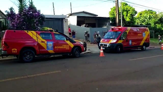 Mãe e filho são socorridos pelo Siate vítimas de agressão na Av. Corbélia