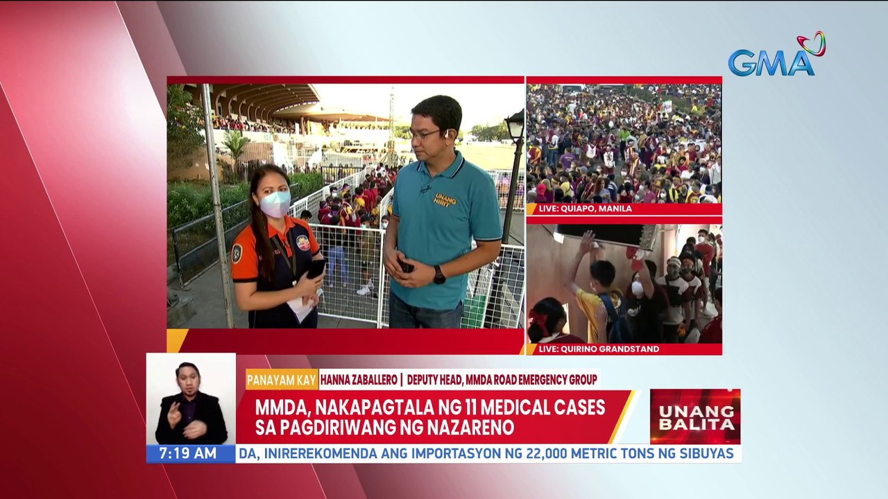 Panayam kay Hanna Zaballero, Deputy Head, MMDA Road Emergency Group (January 09, 2023) | UB