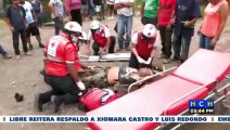 ¡Guardia de seguridad queda malherido luego de ser embestido por vehículo, carretera a Olancho!