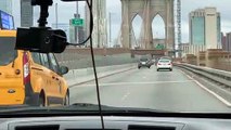 Crossing the Brooklyn Bridge