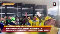 Partidarios de bolsonaro invadieron la presidencia, congreso y corte suprema en brasil