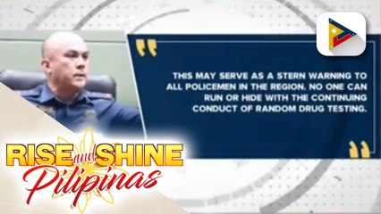 3rd level officers ng NCRPO, isinailalim sa surprise drug test