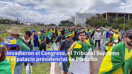Así fue la invasión del Congreso de Brasil por parte de manifestantes