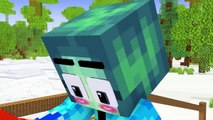 Monster School - THE RACE - Alex and Steve Racing (Minecraft Animation)