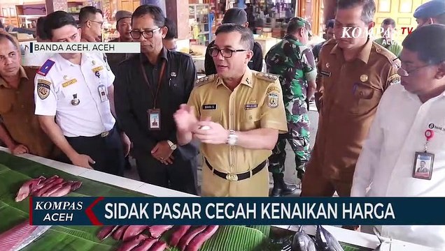 Sidak Pasar Cegah Kenaikan Harga Bahan Pokok