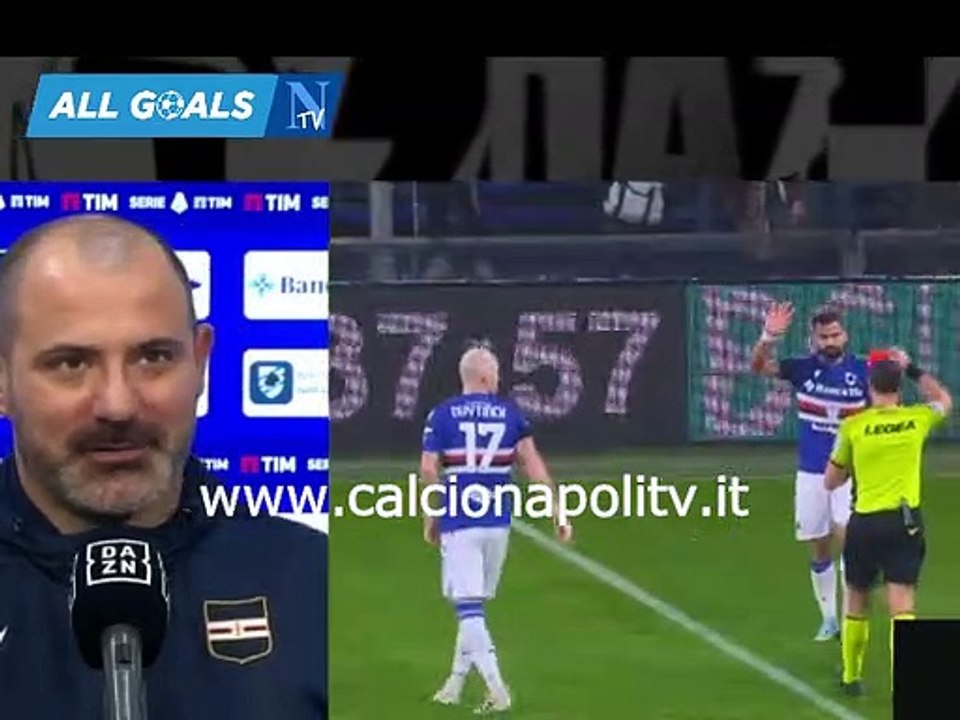 Sampdoria-Napoli 0-2 8/1/23 intervista post-partita Dejan Stankovic
