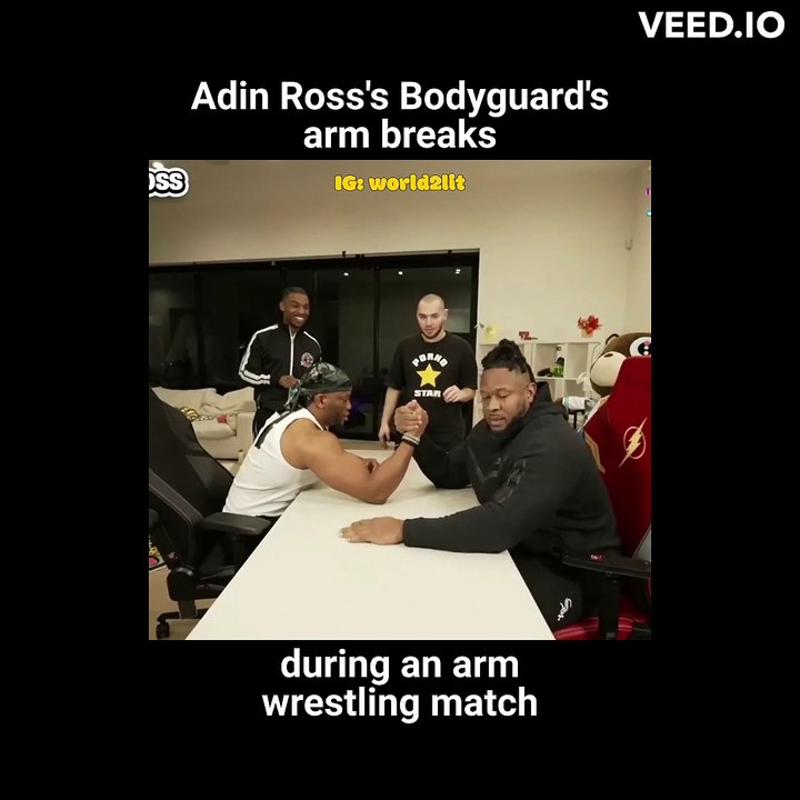 Popular Streamer, Adin Ross, Security Guard BREAKS His Arm While Arm Wrestling On Live Stream! _ Video - Avast Secure Browser 2023-01-06 17-21-54
