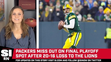 Download Video: Packers Miss Out on Postseason After 20-16 Loss to Lions, Seahawks Grab Final Playoff Spot