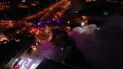İstanbul'da fabrikada yangın