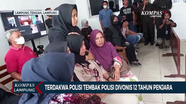 Terdakwa Polisi Tembak Polisi Divonis 12 Tahun Penjara