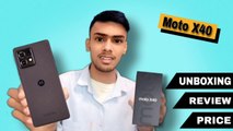 Moto X40 Unboxing in Hindi | Review & Price in India | #motox40