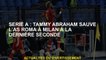 Serie A: Tammy Abraham sauve comme Roma à Milan à la dernière seconde