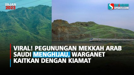 Viral! Pegunungan Mekkah Arab Saudi Menghijau, Warganet Kaitkan dengan Kiamat