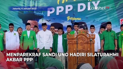 Sandiaga Uno Hadiri Silaturahmi Akbar PPP, Pindah Partai?