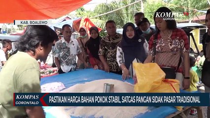 Pastikan Harga Bahan Pokok Stabil, Satgas Pangan Sidak Pasar Tradisional