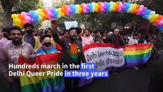 India Pride marchers call for same-sex marriage rights
