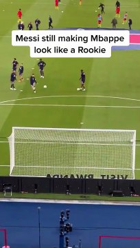Messi met la honte à Mbappé pendant l'entrainement du PSG