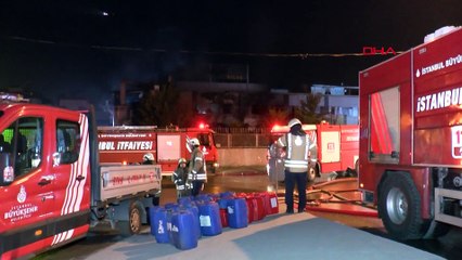 Arnavutköy’de kauçuk fabrikasında yangın