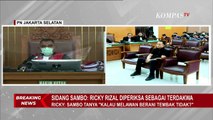 Sambo ke Ricky Rizal: Kalau Yosua Melawan, Kamu Berani Tembak Yosua?!