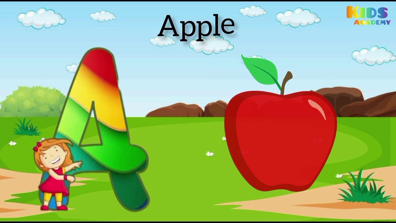 A for Apple, B for Ball Alphabet A to Z for kids - video Dailymotion