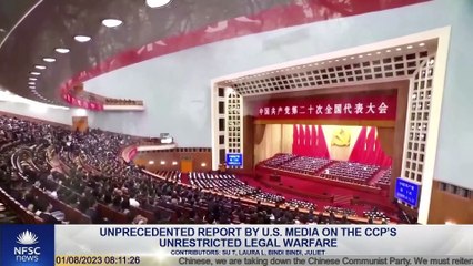 Unprecedented Report by U.S. Media On The CCP’s Unrestricted Legal Warfare