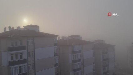 Karabük'te sis: Görüş mesafesi 50 metreye düştü