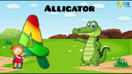 Abcd reading - alphabet a to z for kids - kids learning video