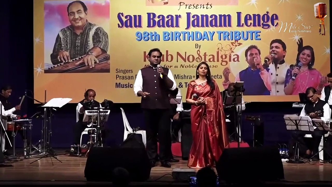 Aaja Ki Intzaar Mein | Moods Rafi & Lata Mangeshkar | Prassan Rao and Sangeeta Melekar Live Cover Performing Romantic Love Songs ❤❤ Saregama Mile Sur Mera Tumhara/मिले सुर मेरा तुम्हारा