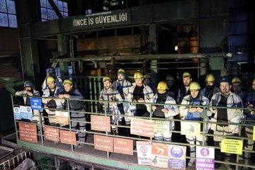 MADEN KAZASINDA YAŞAMINI YİTİREN 8 İŞÇİ, DUALARLA ANILDI