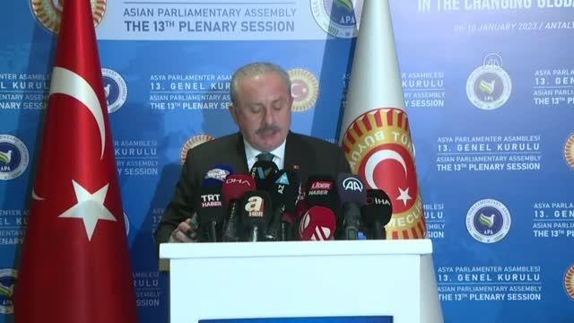TBMM Başkanı Şentop: (Karabağ sorunu) Biz bütün ülkelerin sorunu doğru bir şekilde teşhis etmelerini ve sorunun çözümü için gayret göstermelerini...