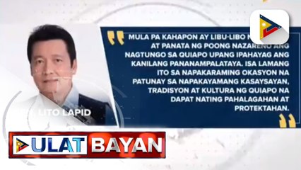 Sen. Lapid, ipinanukala na ideklarang historical landmark ang Quiapo District
